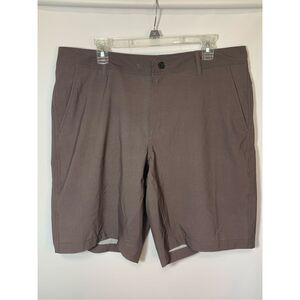 Toad & Co Men's Flat Front Hybrid Bermuda Walking Shorts Charcoal Gray Size 36